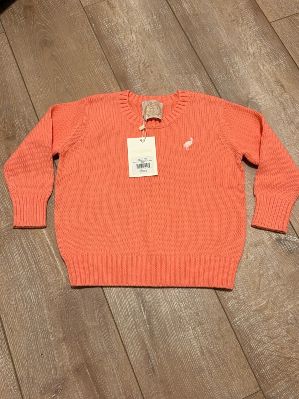 NWT Tbbc parrot cay Coral Knit Sweater